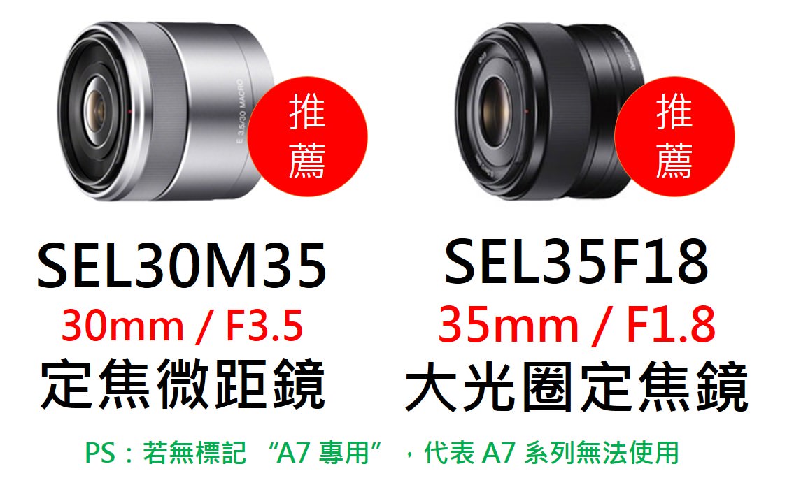 [聊攝影181] Sony 鏡頭推薦購買心得 – 定焦鏡頭篇，帶你一次認識 Sony E 接環定焦鏡頭