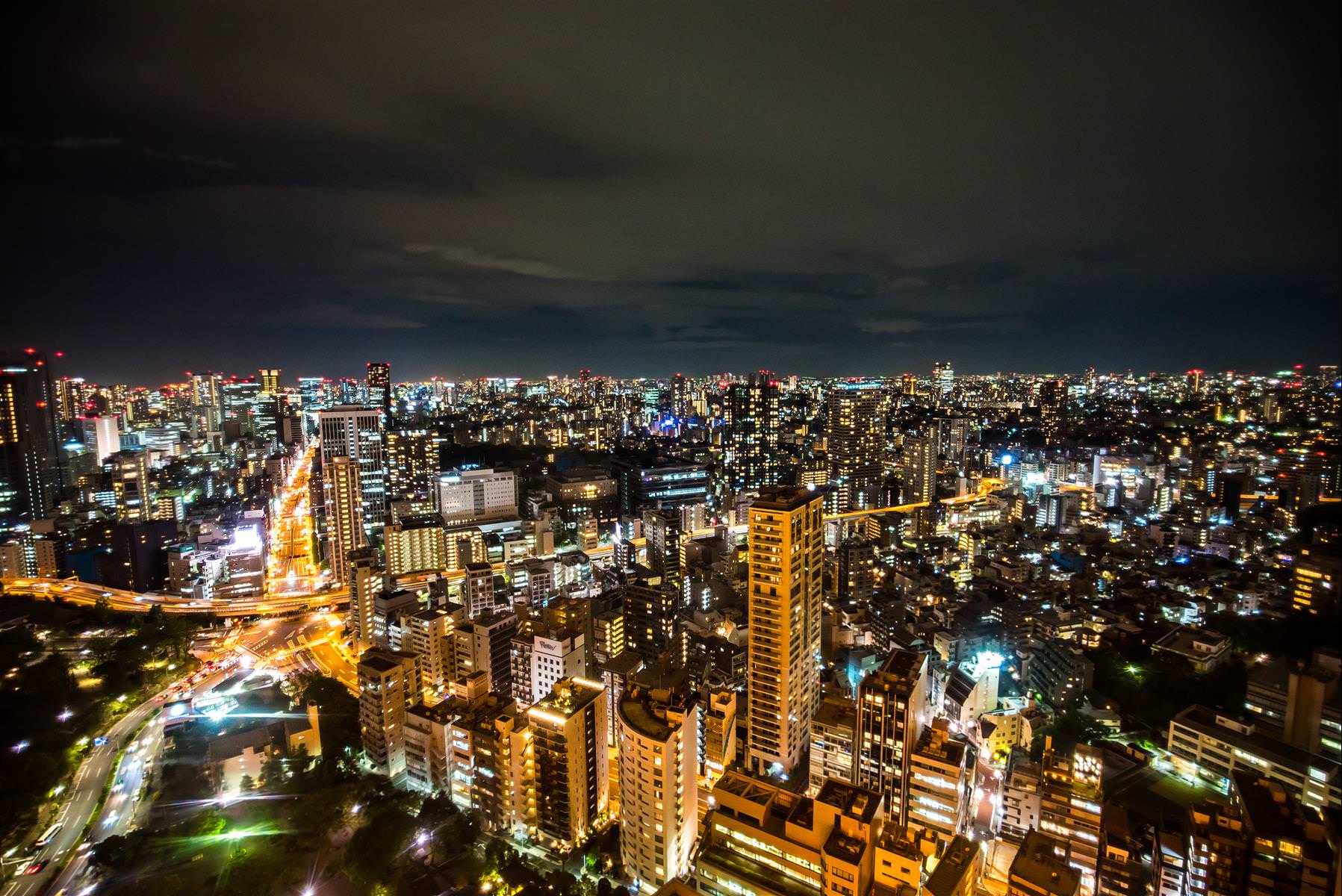 [日本/東京] 東京鐵塔 ，東京市觀光最亮眼的地標， 150 公尺高大展望台欣賞東京市夜景