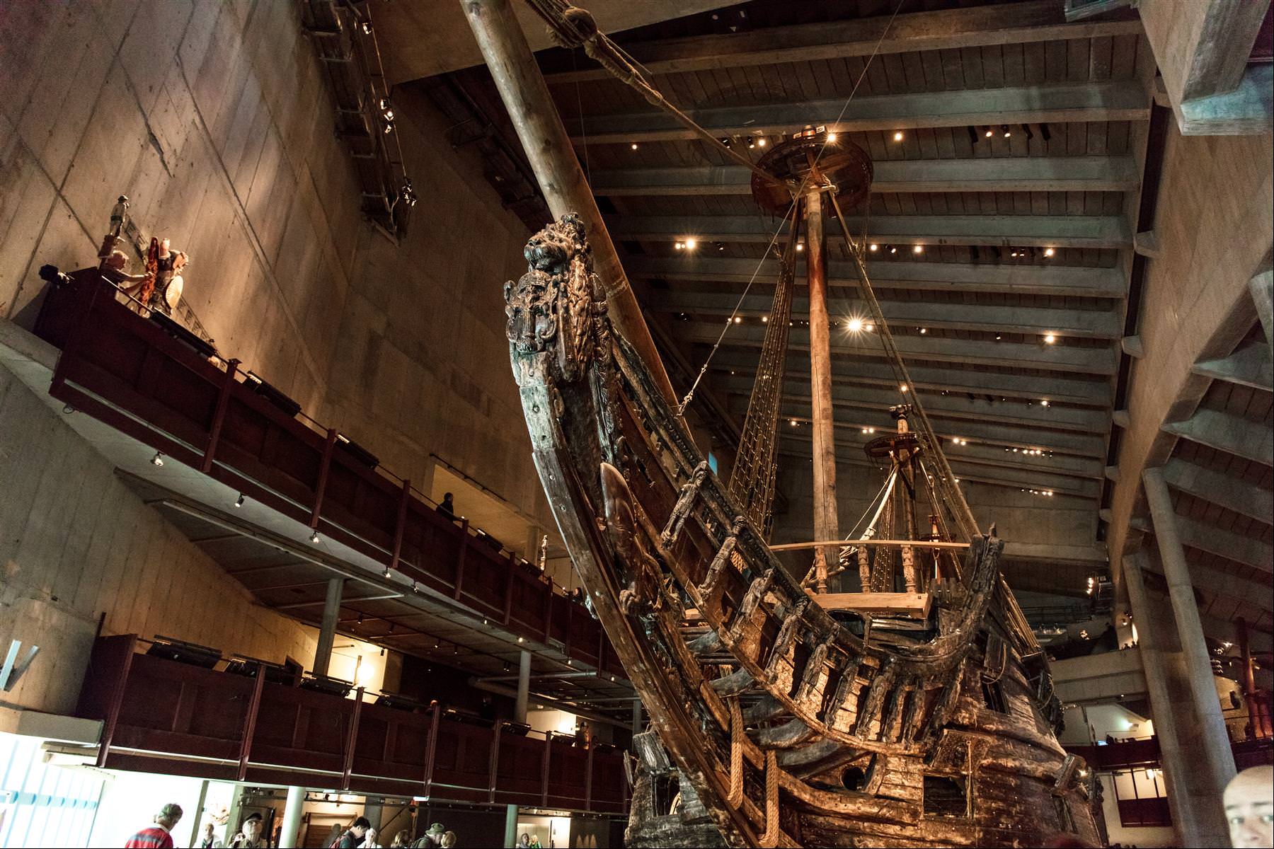 [瑞典/斯德哥爾摩] 沉沒 300 年後再現光采 , 17 世紀最雄偉戰艦 - 瓦薩號博物館