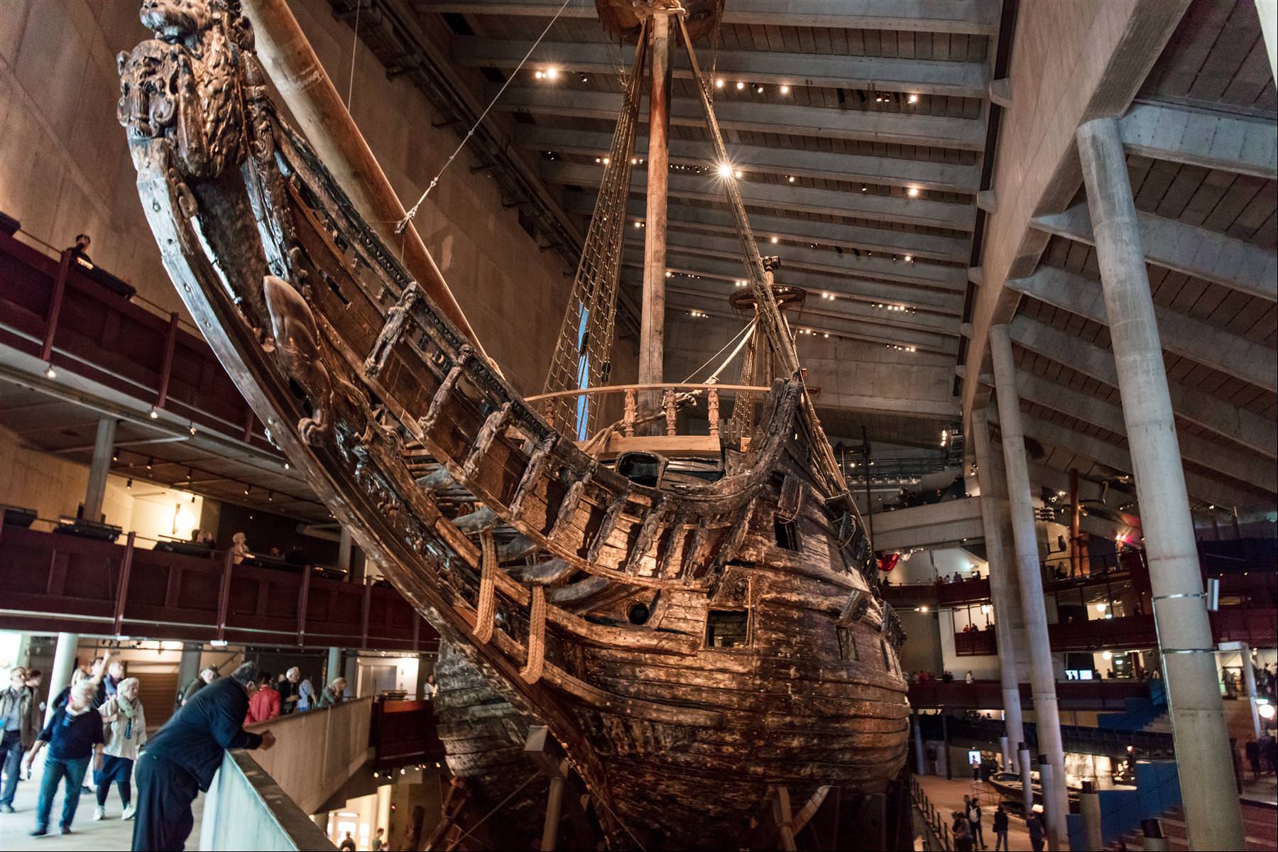 [瑞典/斯德哥爾摩] 沉沒 300 年後再現光采 , 17 世紀最雄偉戰艦 - 瓦薩號博物館