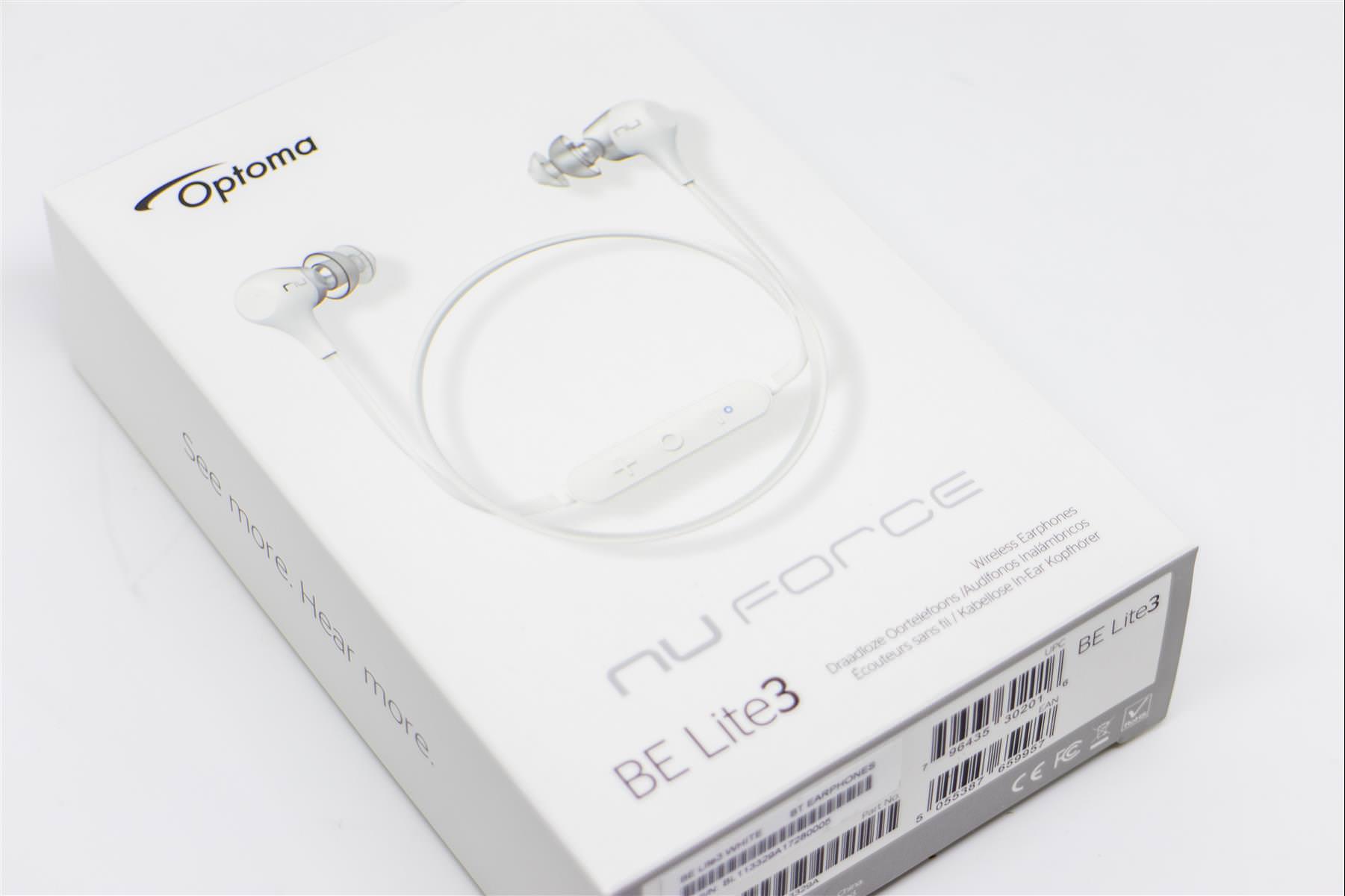 [3C 開箱] Optoma NuForce BE Lite3 藍牙耳機 , 音色出眾佩戴舒適