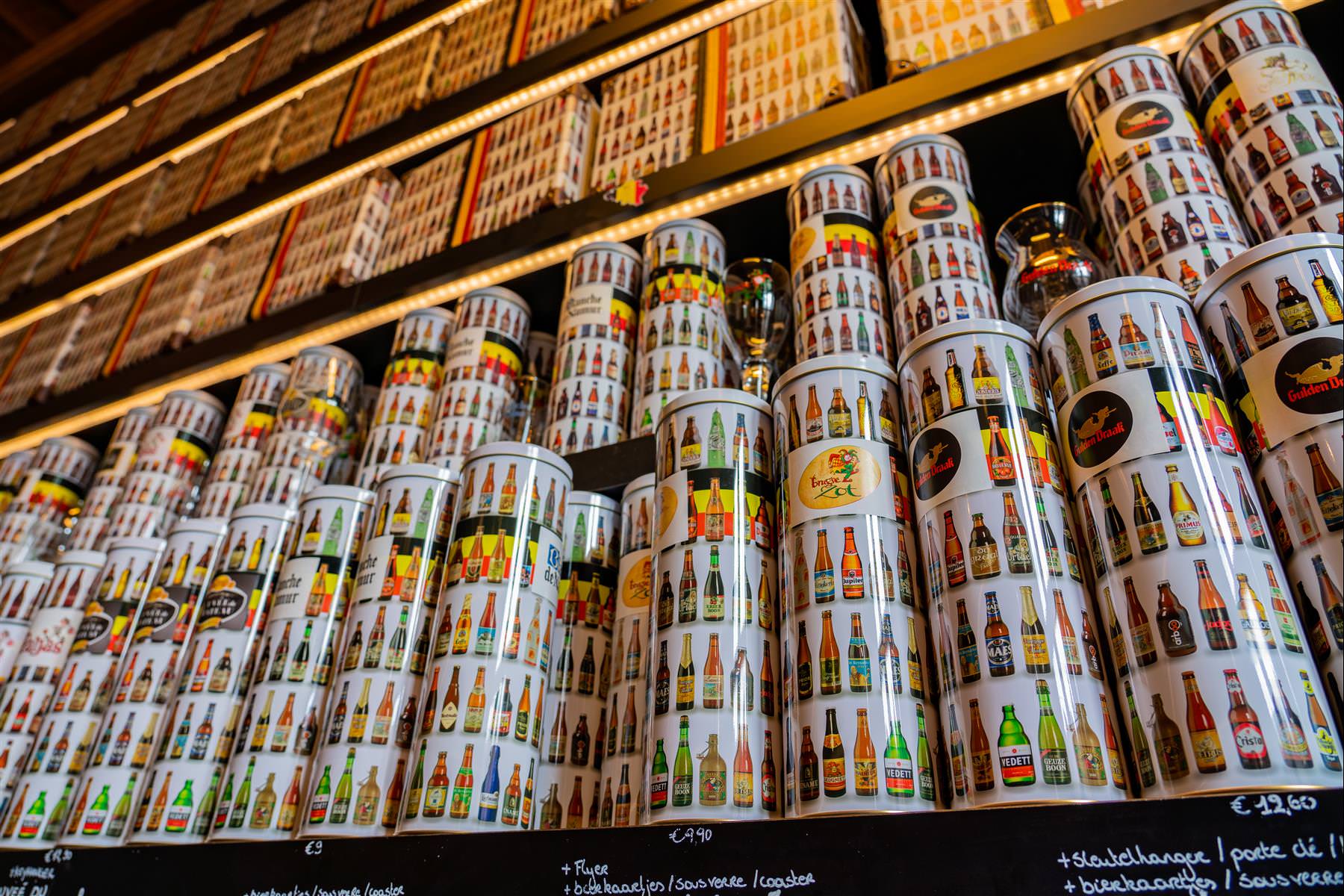 [比利時/布魯日] 2BE 啤酒牆 BEERWALL ，收藏上千種各式啤酒，啤酒博物館