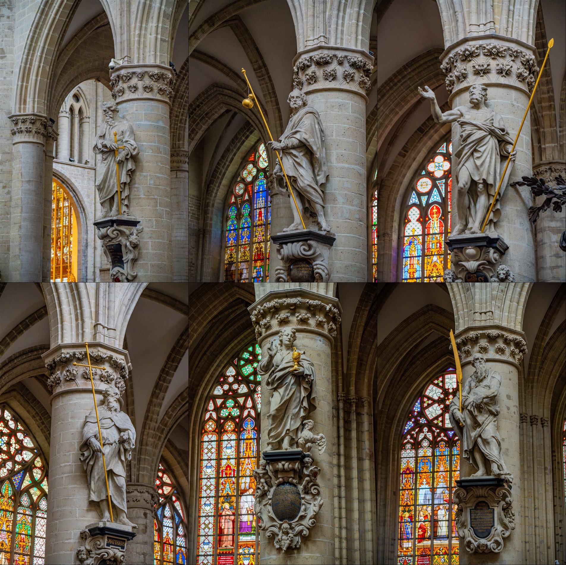 [比利時/布魯塞爾] 聖米歇爾古都勒大教堂 ，裡頭有漂亮收藏的聖物珍寶室