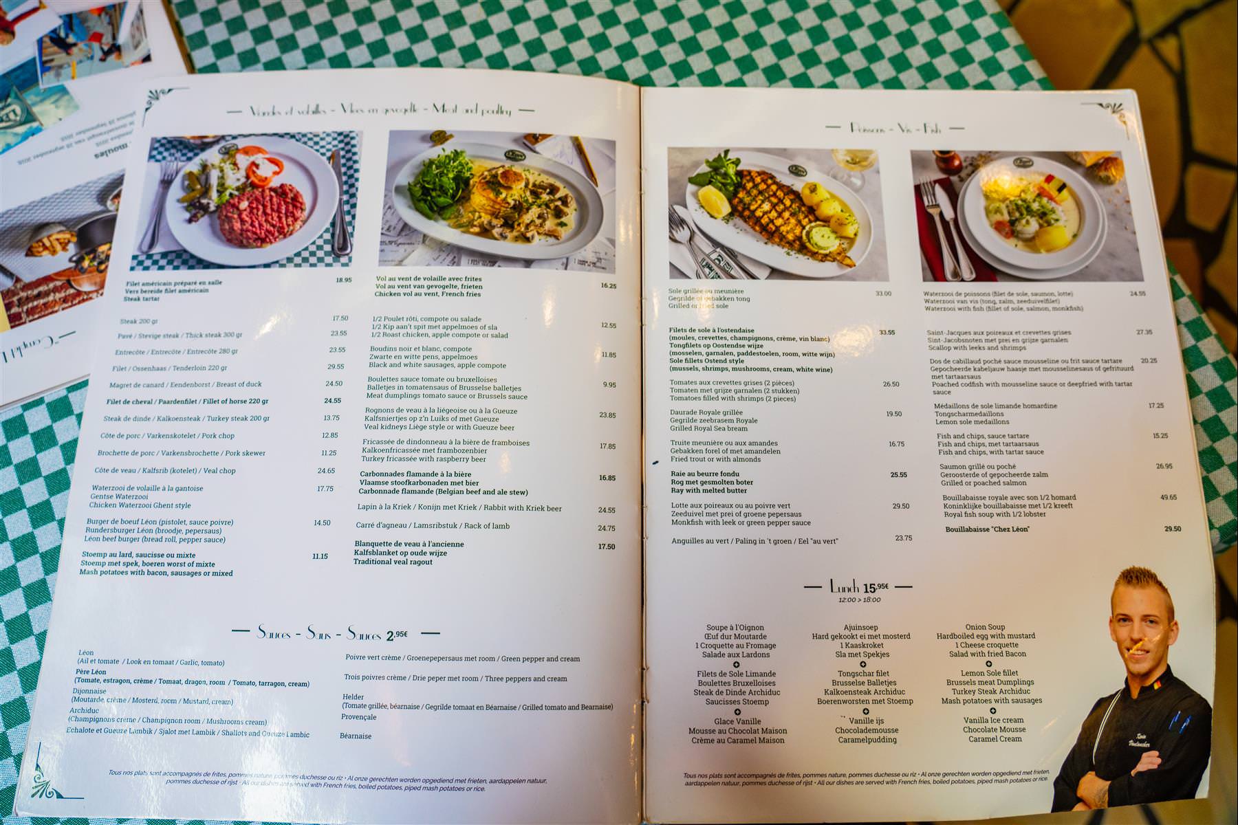 [比利時/布魯塞爾] Chez Léon 布魯塞爾餐廳推薦 ，大廣場旁邊精緻淡菜餐廳