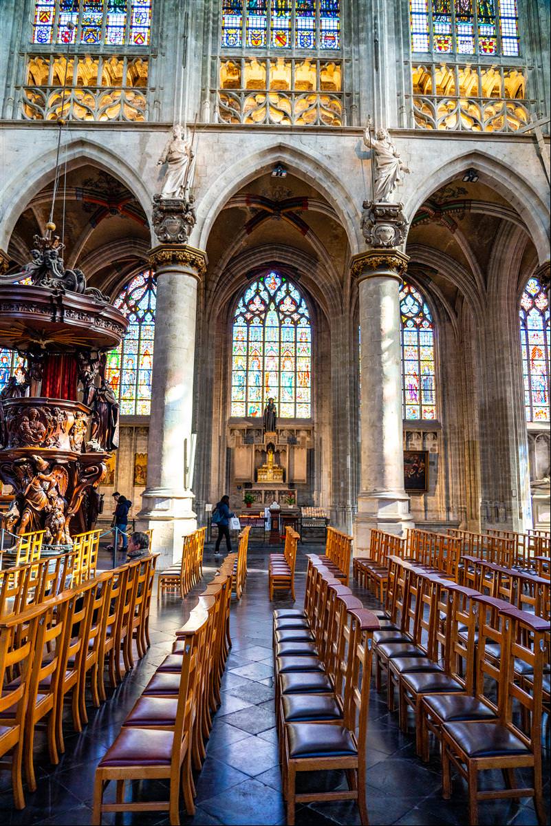 [比利時/布魯塞爾] 薩布隆聖母教堂 ，又稱作聖母勝利教堂，布魯塞爾哥德式教堂