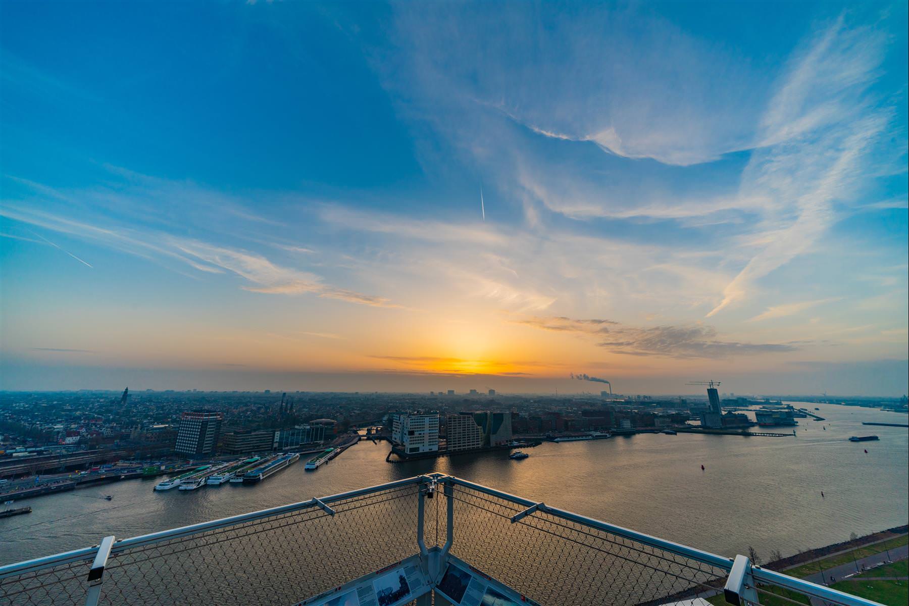 [荷蘭/阿姆斯特丹] 阿丹塔 ADAM TOWER ，阿姆斯特丹極佳觀景平台，空中盪鞦韆
