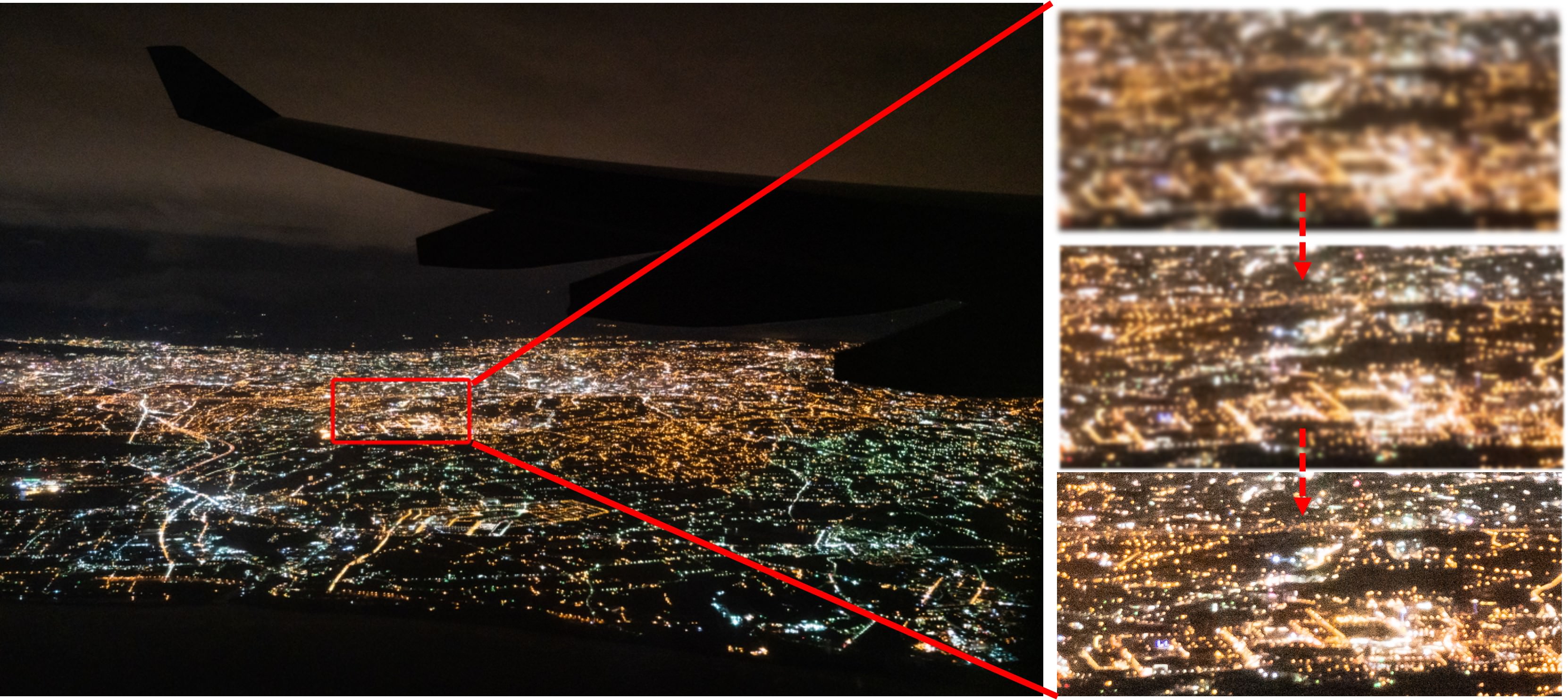 [用攝影94] 飛機上怎麼拍 ? 在飛機上，如何拍窗外風景? 飛機上拍攝夜景方法