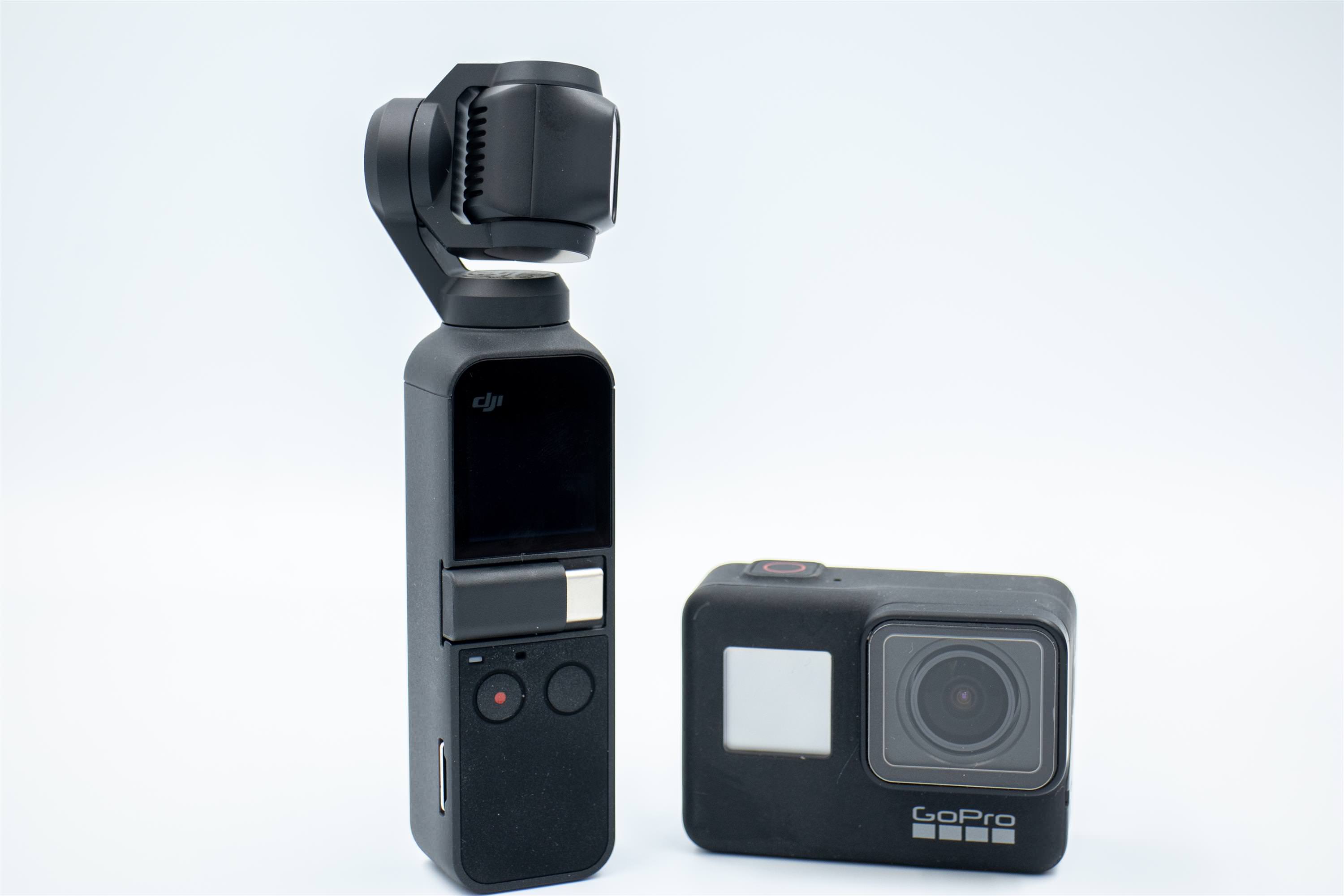 [比攝影99] OSMO Pocket 與 GoPro 7 比較 哪台好? 視野、防震、收音、畫質等 4 大評比