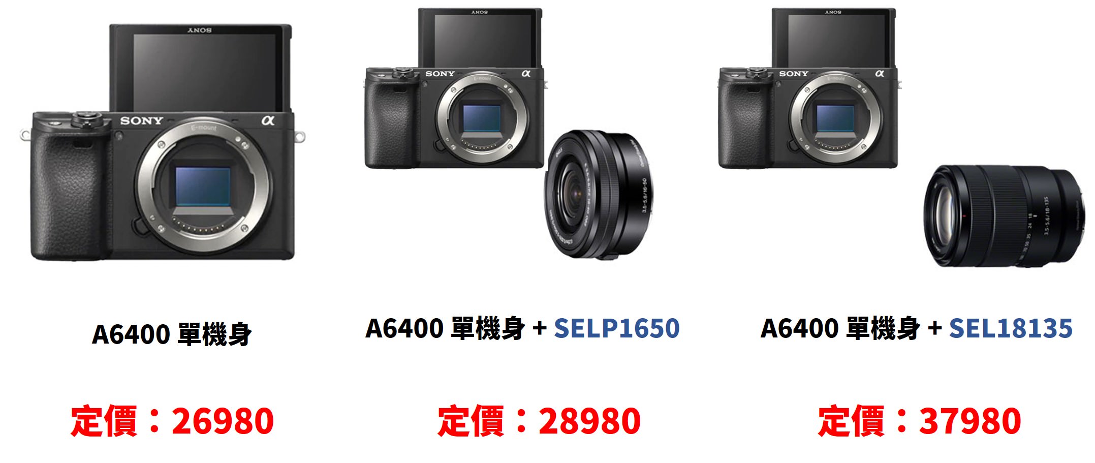 [攝影趣事95] Sony A6500、A6400、A6300 買哪個買最划算，你買對了嗎?