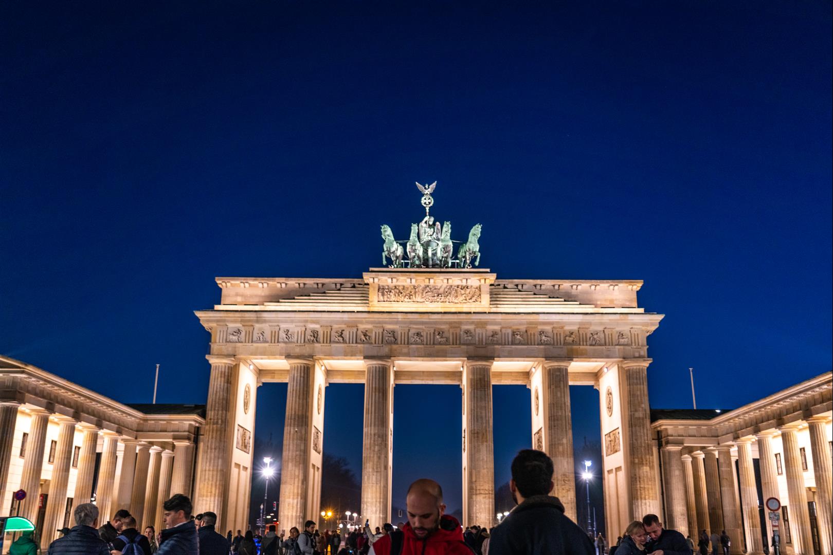 [德國/柏林] 布蘭登堡門 ，勝利女神戰馬神，象徵勝利以及東西德合併自由