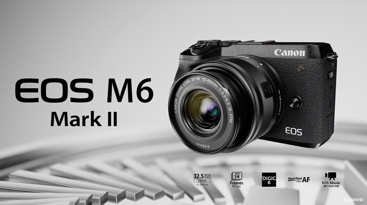 [3C NEWS] Canon EOS M6 Mark II 規格登場，有感提昇對焦焦，以及最高 14 張連拍速度