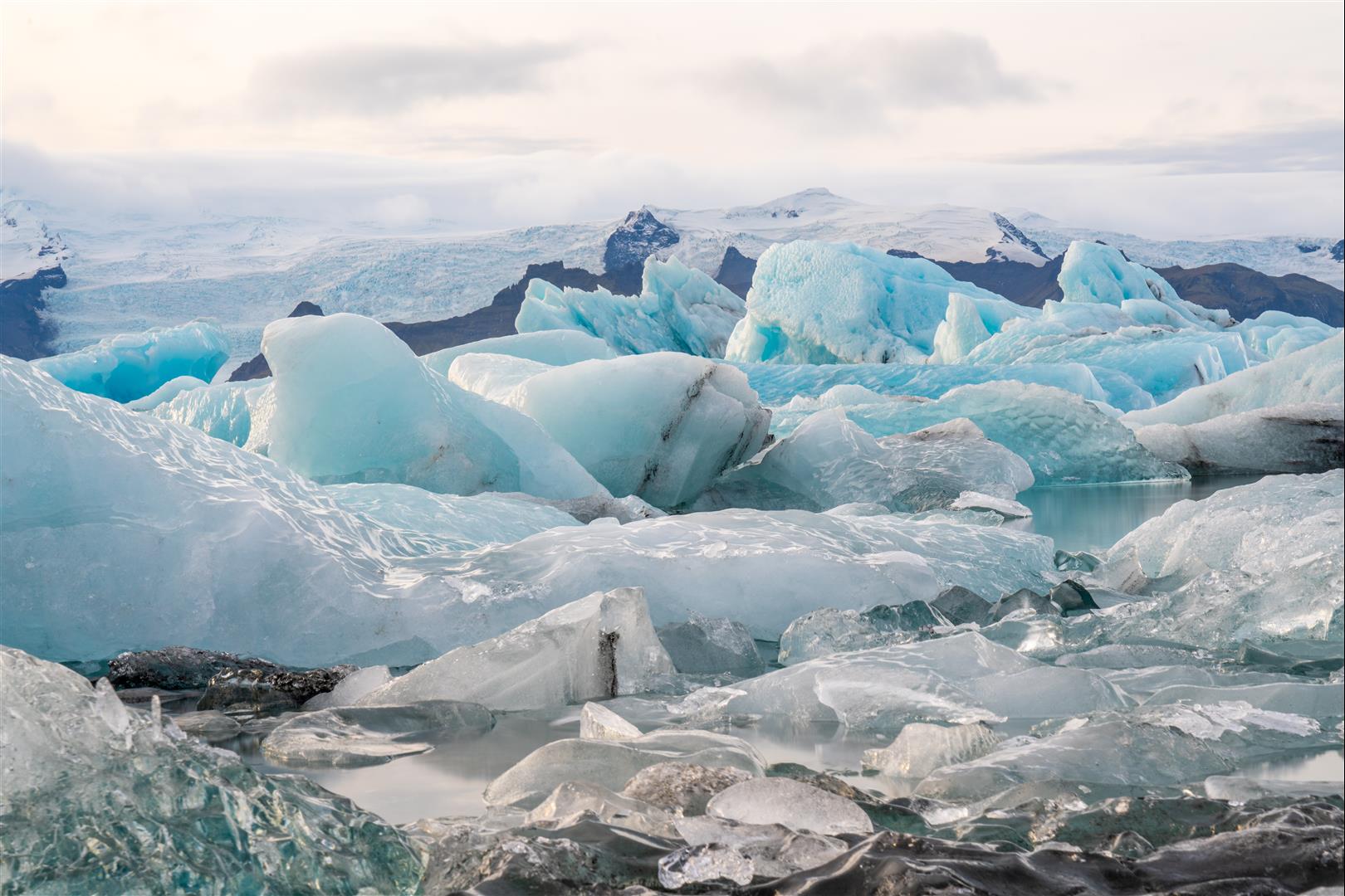 [冰島/南岸] 傑古沙龍冰河湖 Jokulsarlon ，冰島最值得待上大半天美景，冬天來最美