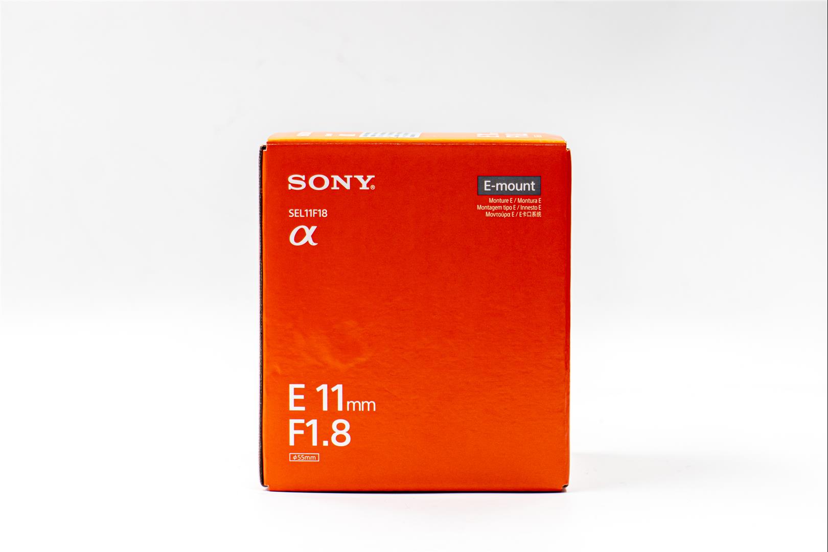 Sony SEL11F18 開箱