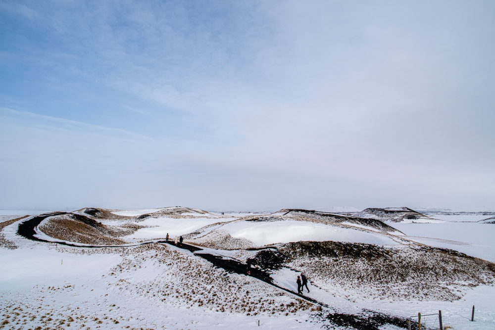 [冰島/北岸] 偽火山口 Skutustadir，錯落各處如同火山口景點