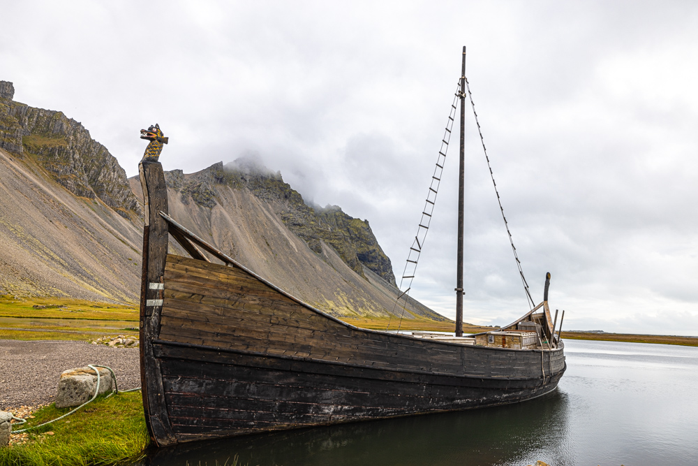 [冰島/東南] 西角山 Vestrahorn ，海天一色美景 & 維京人部落