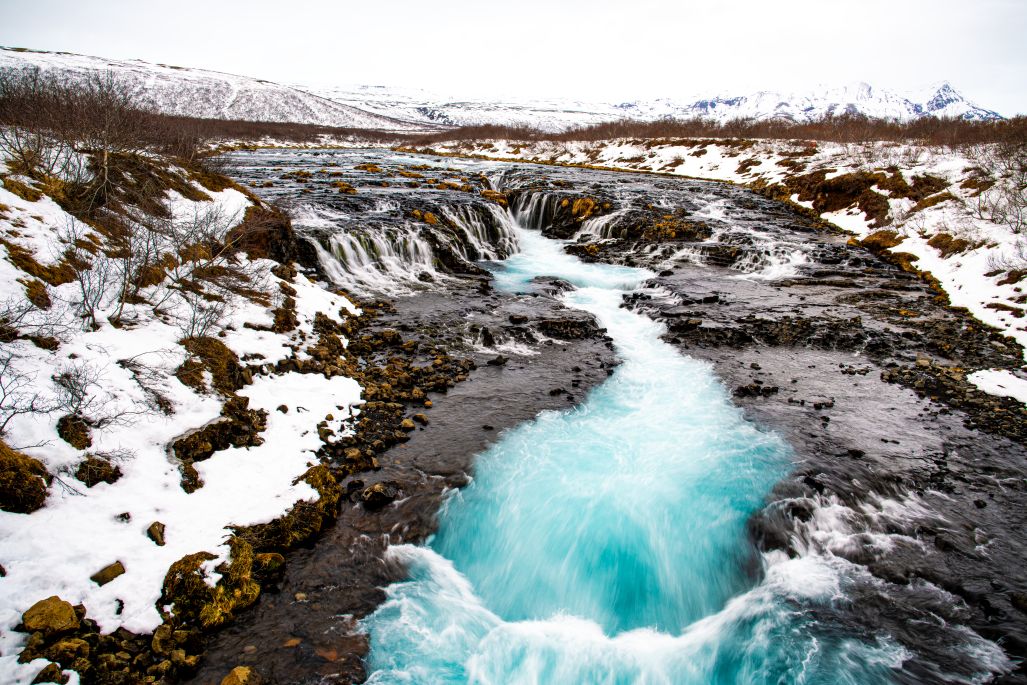 冰島秘境瀑布 BruarFoss
