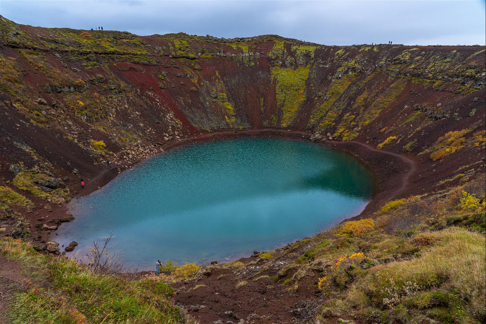 [冰島景點] 冰島西南岸景點 – 金圈火口湖 Kerid