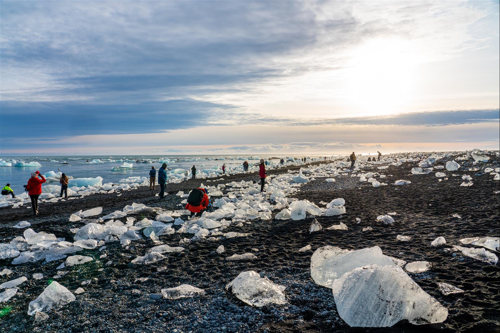 [冰島景點] 冰島東南岸景點 - 鑽石沙灘 Diamond Beach