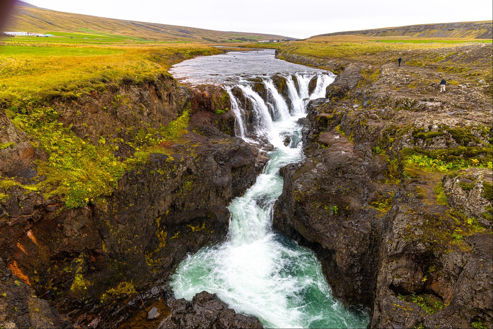 [冰島景點] 冰島北岸景點 - 巨人峽谷 Kolugljufur canyon