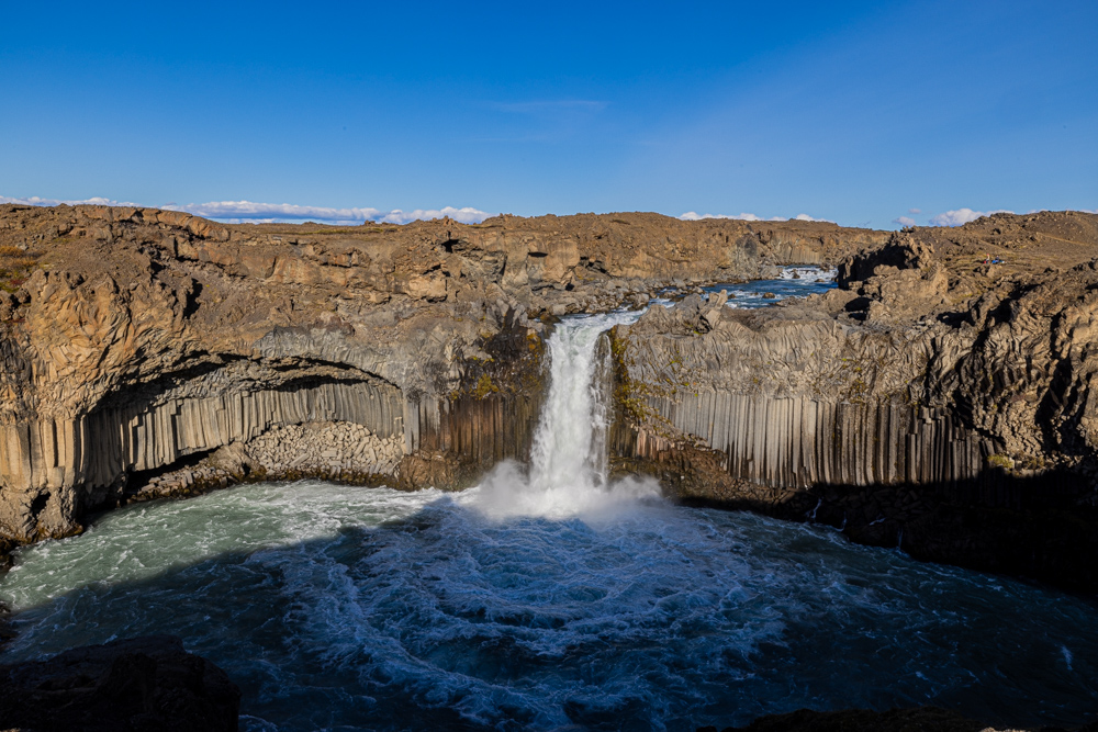 冰島景點] 冰島北岸景點 - 新娘婚紗瀑布 Aldeyjarfoss