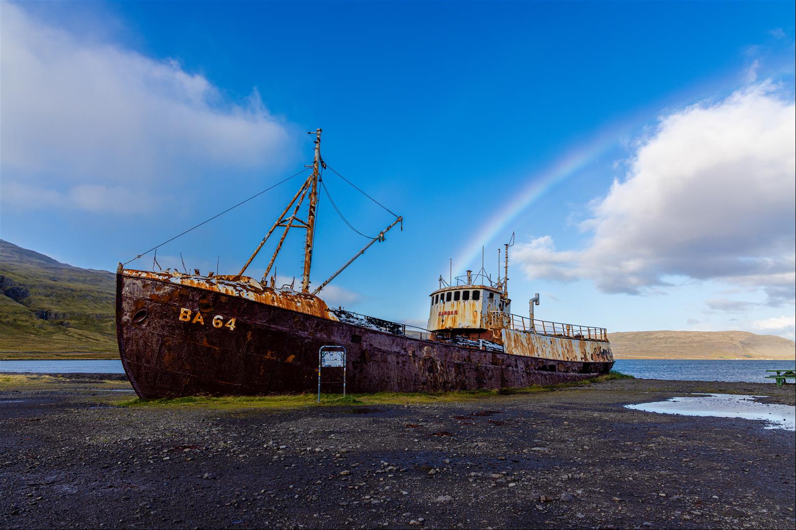 [冰島景點] 冰島西峽灣景點 - 擱淺灣 Skápadalur