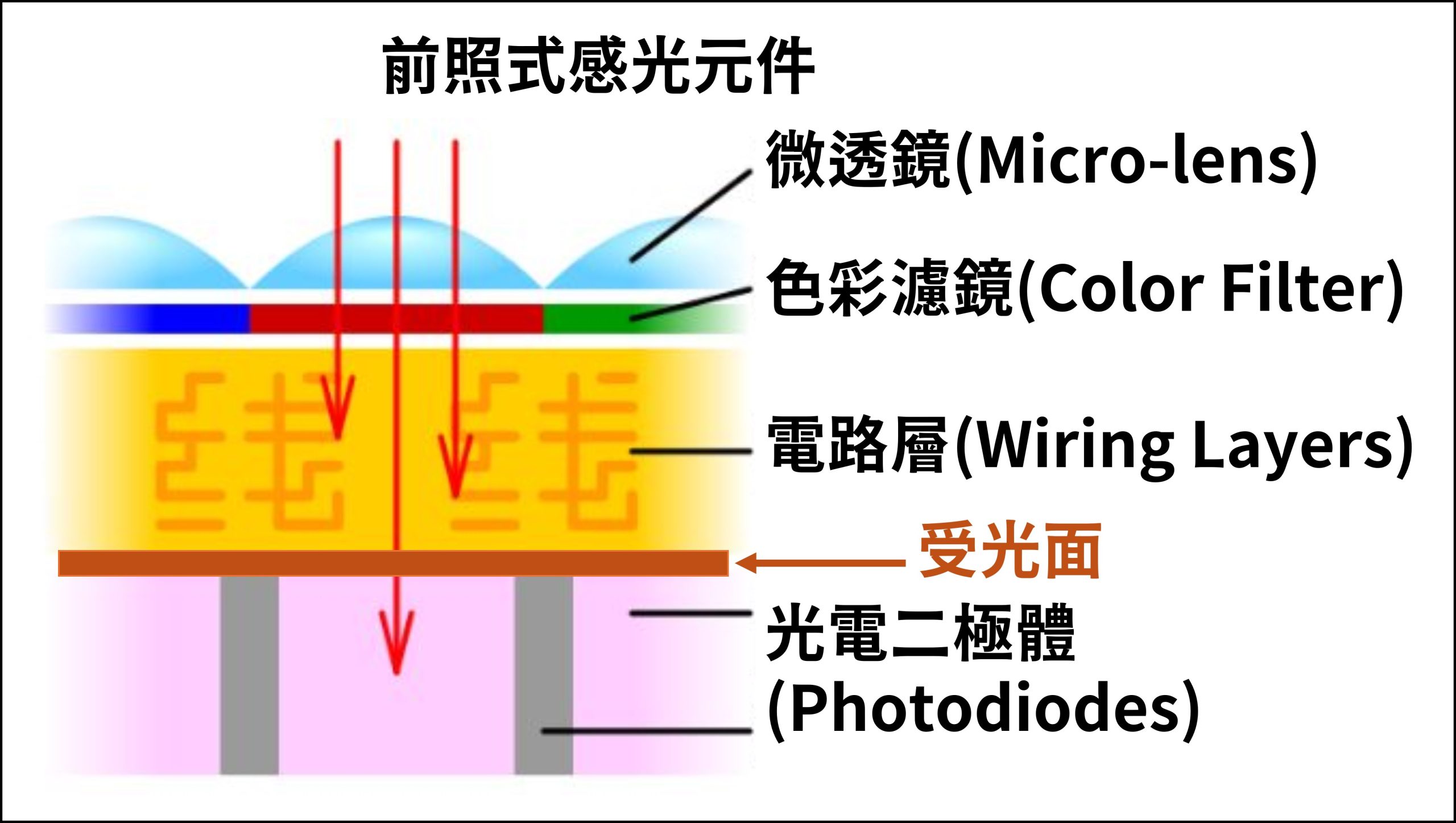 [聊攝影360] 背照式、前照式、堆疊式感光元件結構介紹