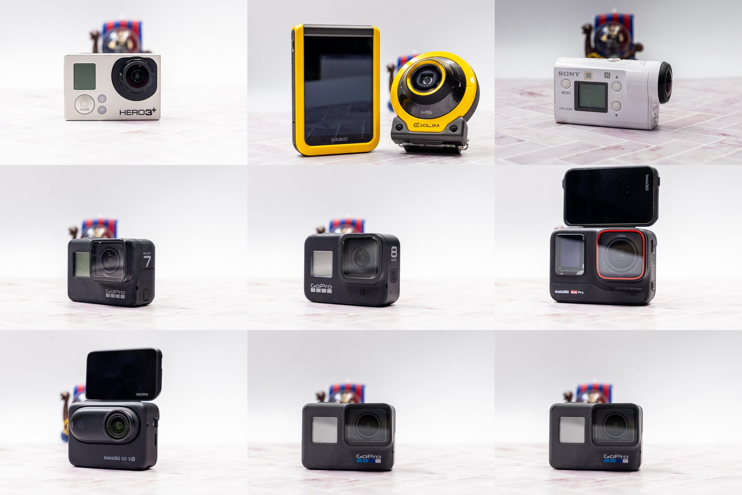 [聊攝影363] 2013 - 2024 近 10 年間，我用過的運動攝影機